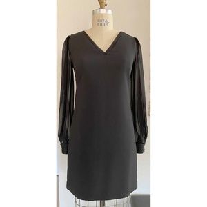 ELIE TAHARI BLACK DRESS WITH SLEEVE OPENING